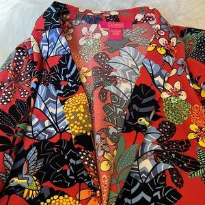 Catherine Malandrino blazer in colorful print. Size small